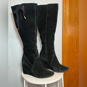 Kate Spade Women’s Gayle Suede Wedge Boots Size 8.5